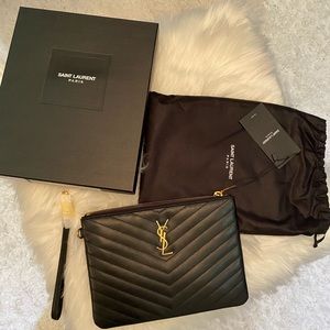 *NEW WITH TAGS* YSL monogram A5 pouch